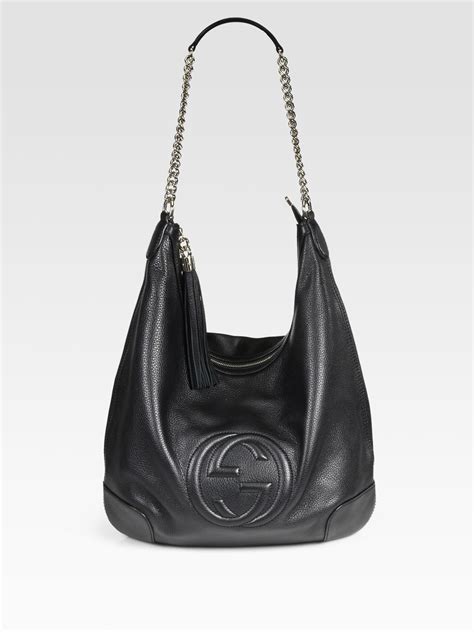 gucci soho chain strap leather hobo|Gucci Livermore Outlet.